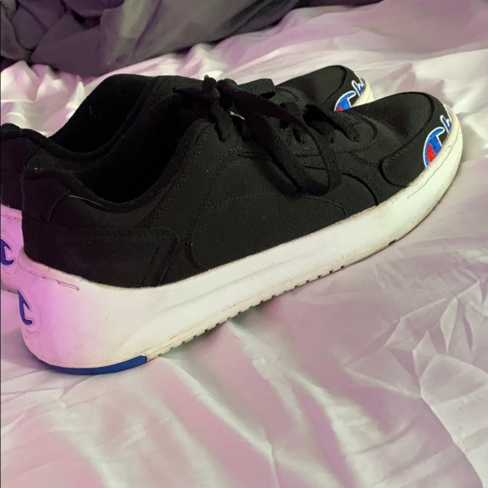 champion super C court low black & white